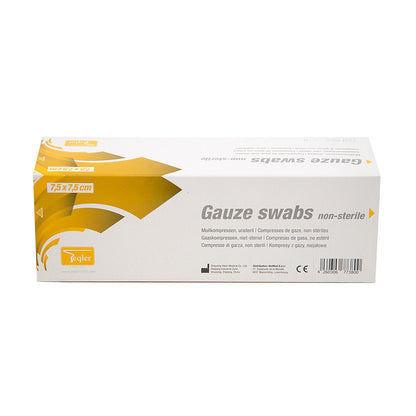 Non Sterile Gauze Swabs || 7.5cm x 7.5cm || Pack of 120