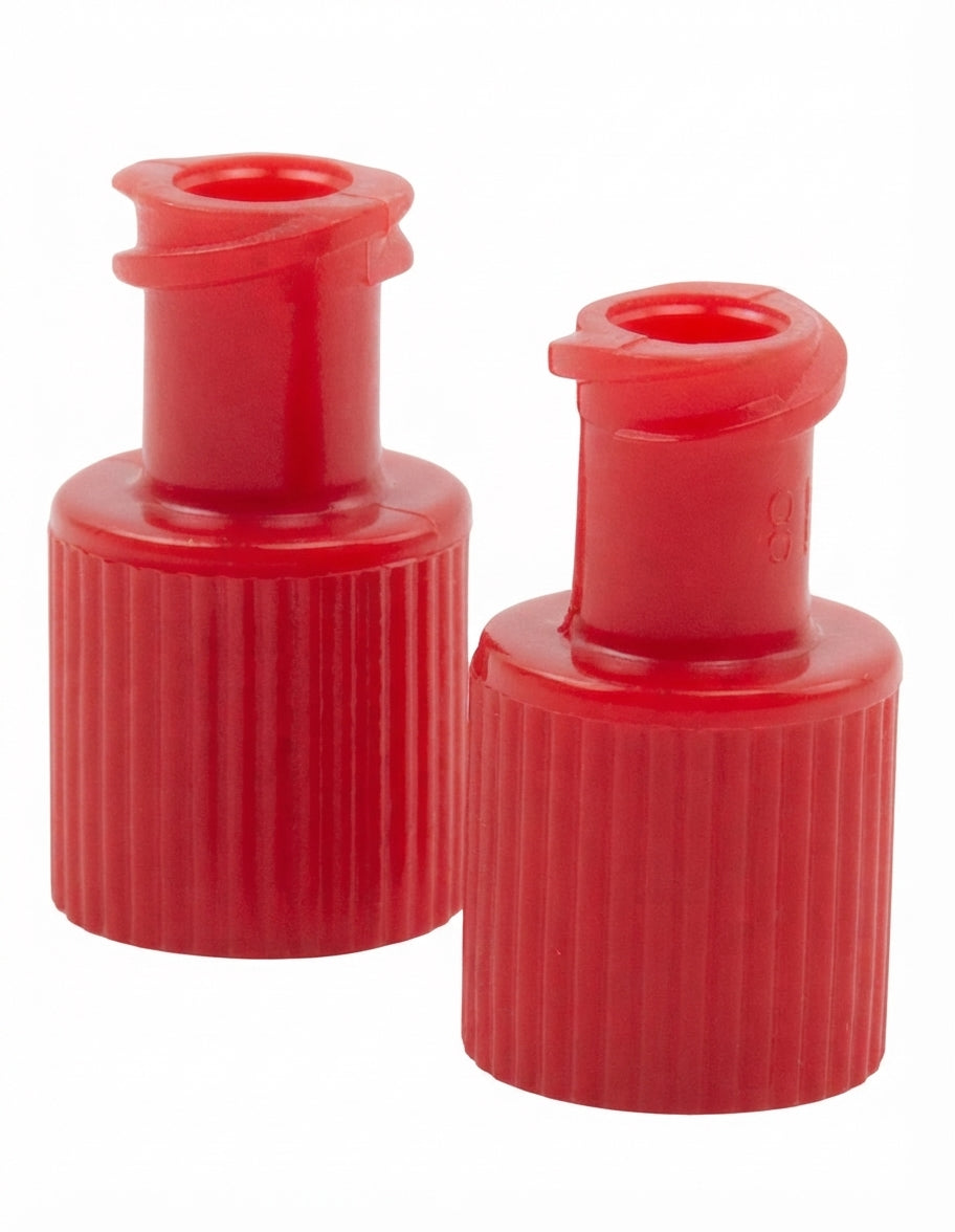 Sterile Luer-Lock Combi Stopper Syringe Bung Caps || Pack of 100