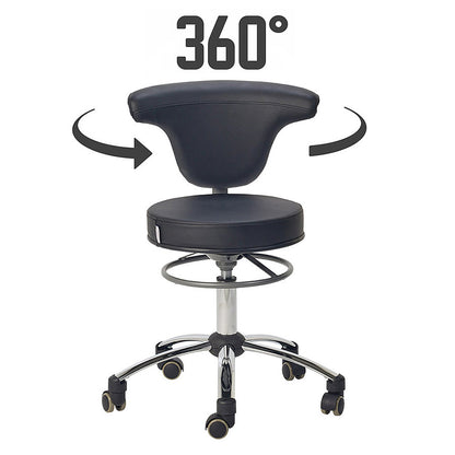 Medical Swivel Chair || Black