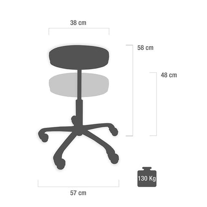 Medical Swivel Chair || Black