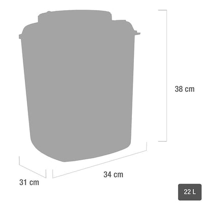22 Litre Sharps Bin || Clinical Waste Disposal Container
