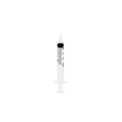 2ml Sterile Disposable Syringe with Luer Connector || 3-Part || Pack of 100