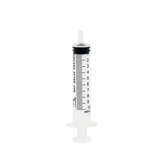 10ml Sterile Disposable Syringe with Luer Connector || 3-Part || Pack of 100