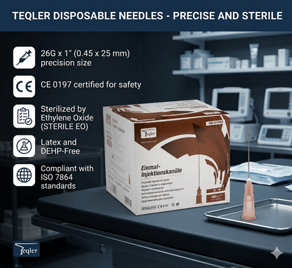 Sterile Disposable Hypodermic Needles || Pack of 100