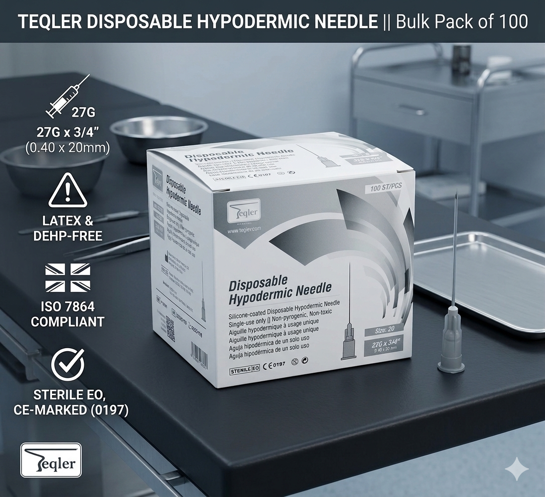 Sterile Disposable Hypodermic Needles || Pack of 100
