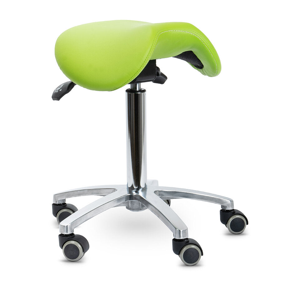 Ergonomic Revolving Saddle Stool with Tilting Seat