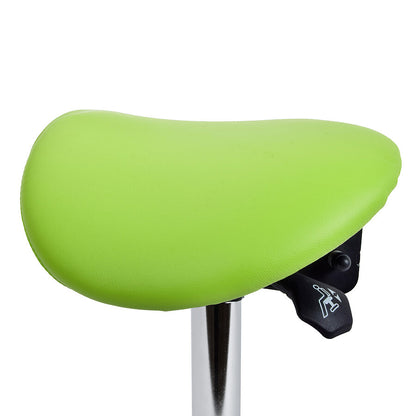 Ergonomic Revolving Saddle Stool with Tilting Seat