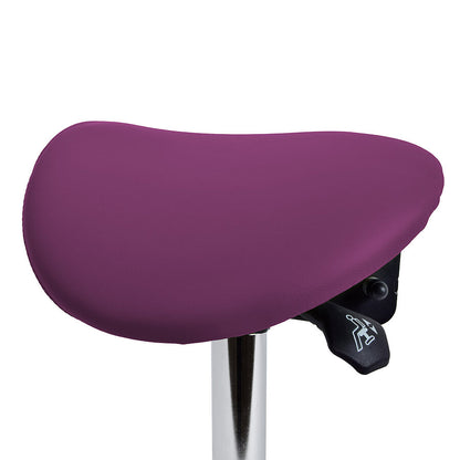 Ergonomic Revolving Saddle Stool with Tilting Seat