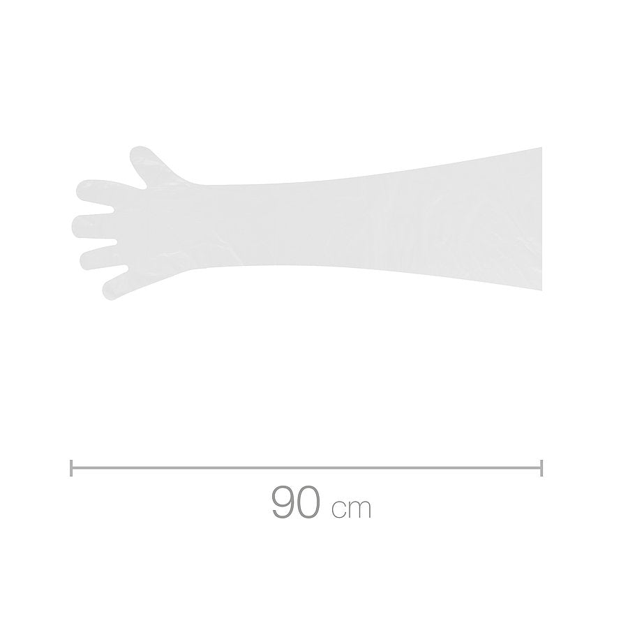 Veterinary Examination Gloves || Arm Length || Pack of 100