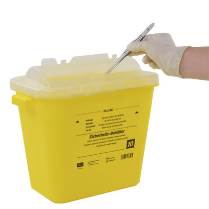 10 Litre Sharps Bin || Clinical Waste Disposal Container