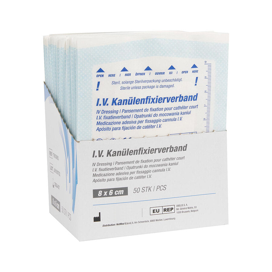 Sterile IV Dressings || 8cm x 6cm || Pack of 50