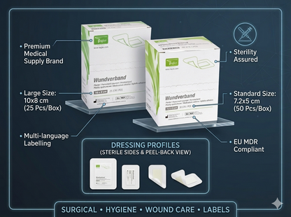 Sterile Adhesive Plasters – Breathable & Skin-Friendly Protection