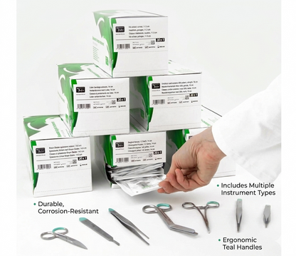 16.5cm Single-Use Sharp Curette || Standard || Pack of 20
