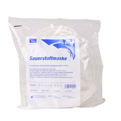 Adult Oxygen Mask with Safety Tube | Length 210cm