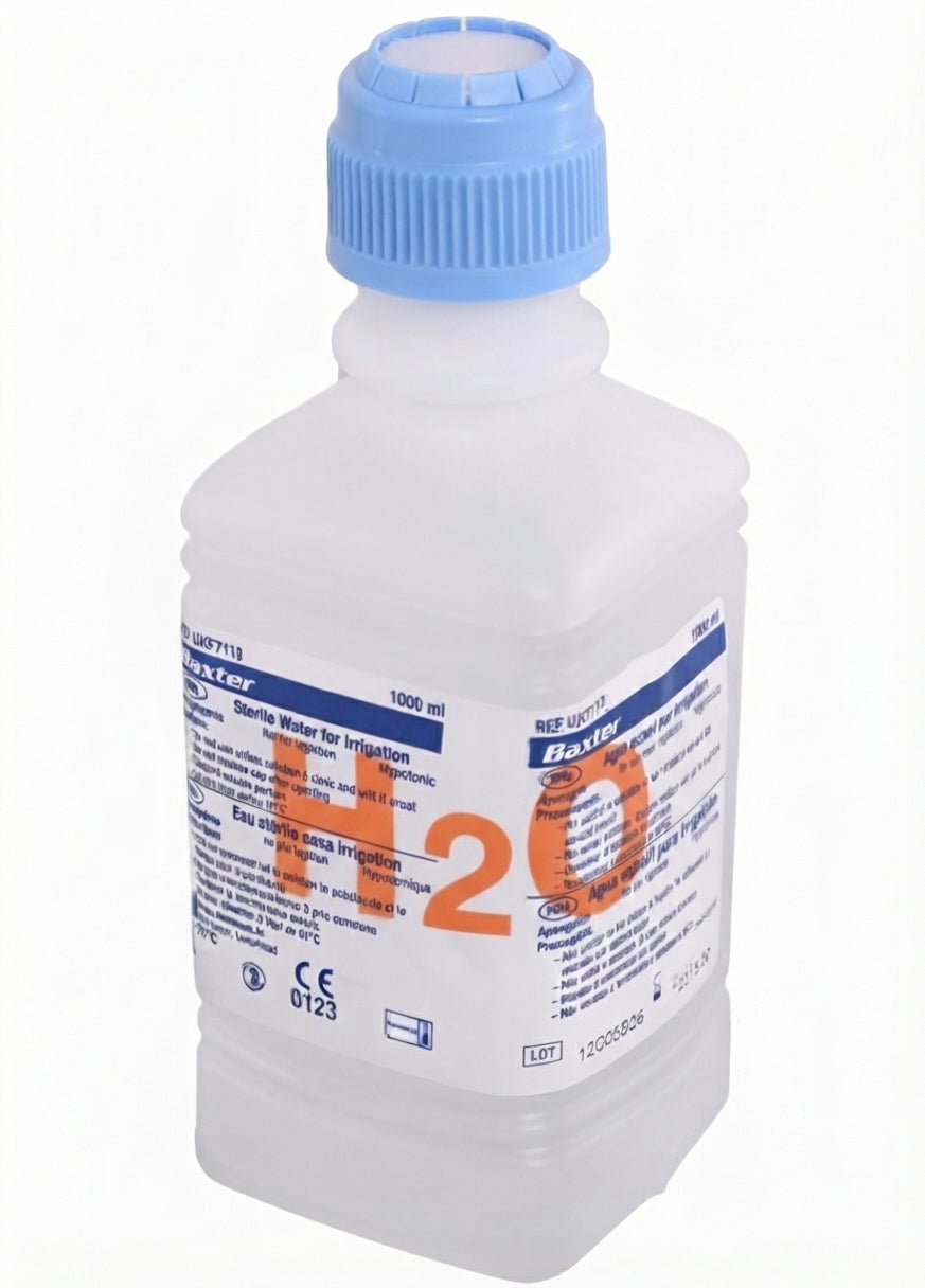 Sterile Water for Irrigation 1000ml || Medical & Autoclave Grade