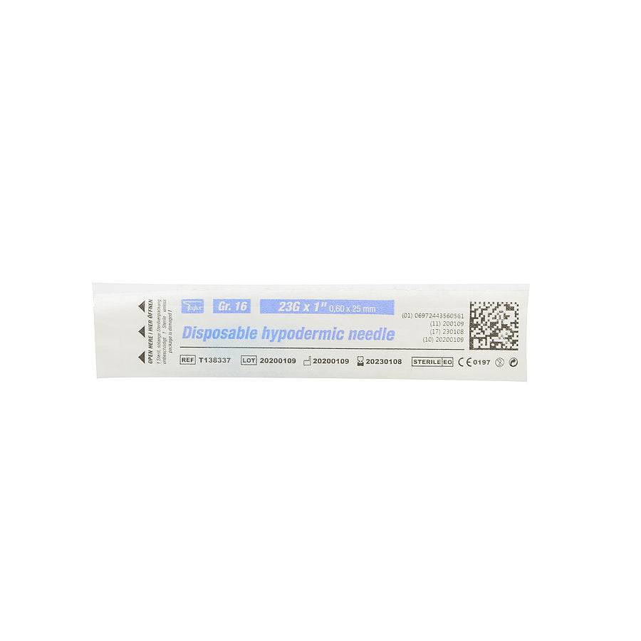 Teqler Disposable Needles 23G 0.6 x 25mm Blue x 100