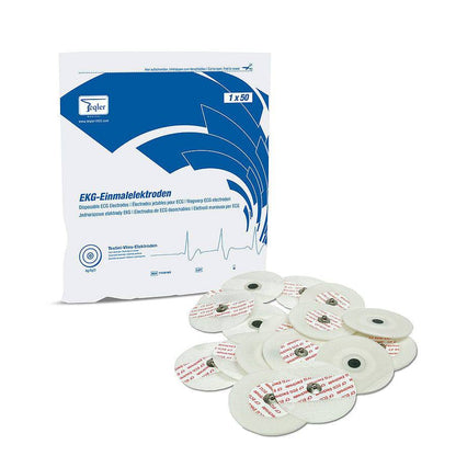 Teqler Fleece ECG Electrodes x 50