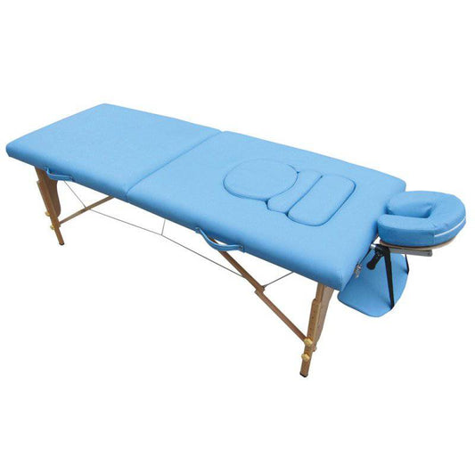 Teqler Portable Pregnancy Massage Couch - Light Blue