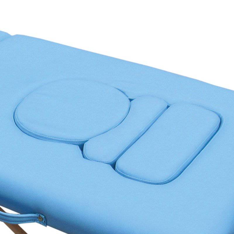 Teqler Portable Pregnancy Massage Couch - Light Blue