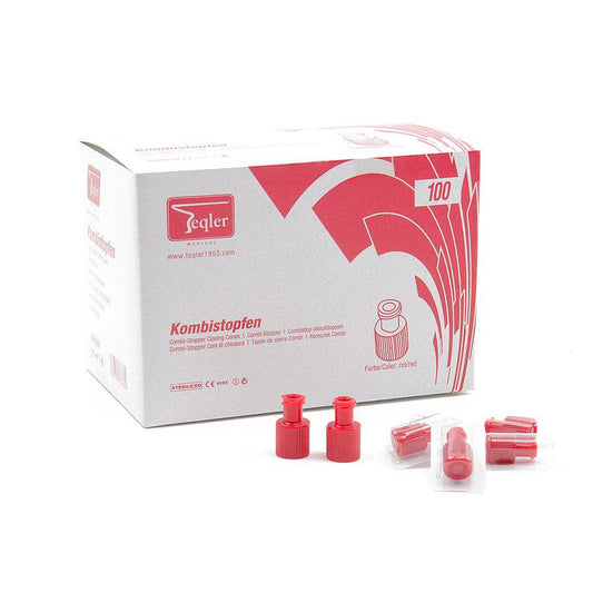 Teqler Red Combi-Stopper Closing Cones x 100