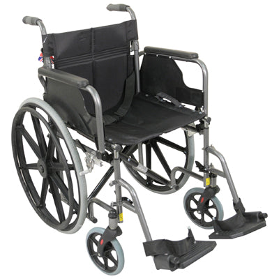 Aidapt Deluxe Self Propelled Steel Wheelchair