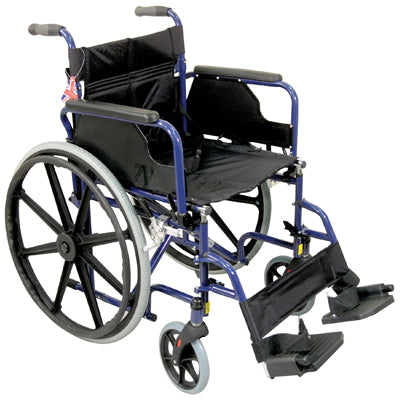 Aidapt Deluxe Self Propelled Steel Wheelchair