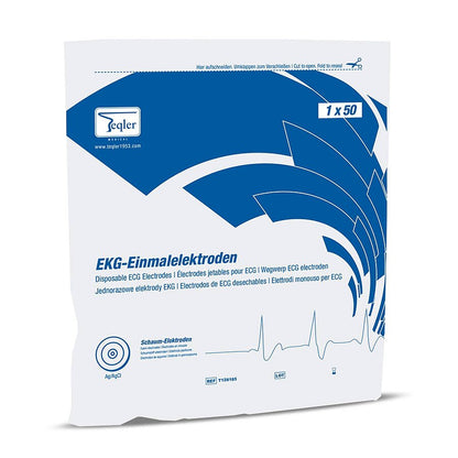 Disposable Foam ECG Electrodes for Button Adapters || Pack of 50