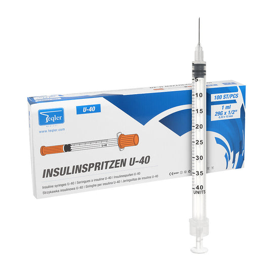 1ml 29g x 0.5 inch U40 Syringe || Pack of 100