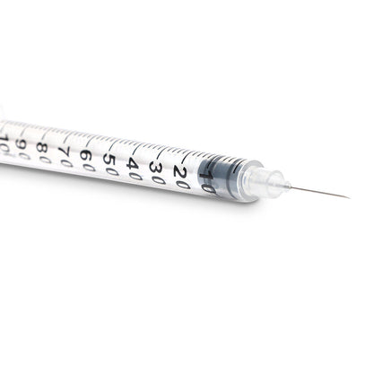 1ml 29G x 0.5 inch U100 Syringe with Cannula || Pack of 100