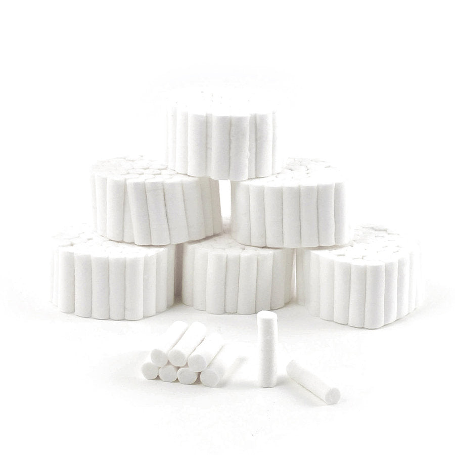 Dental Cotton Rolls || 1.0cm, 0.315" x 1-1/2" || Pack of 600