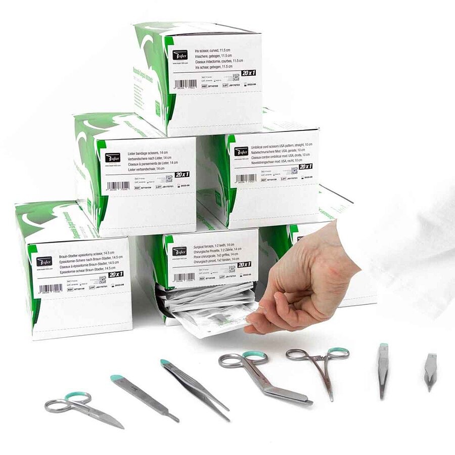 Episiotomy Scissors || Standard Single Use - 14.5cm || Pack of 20