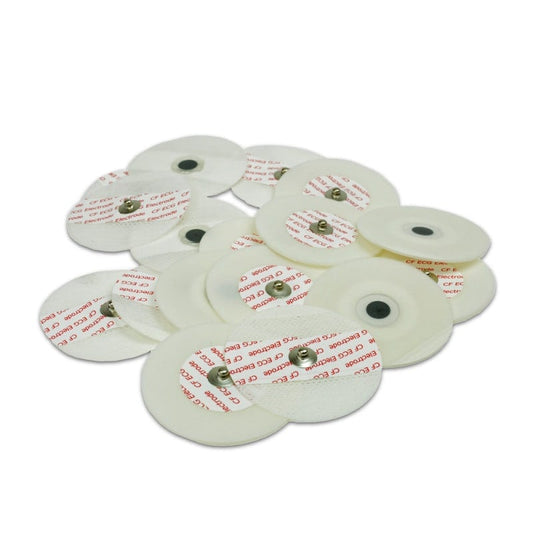 Disposable ECG Electrodes for Button Adapters || Foam || Pack of 50