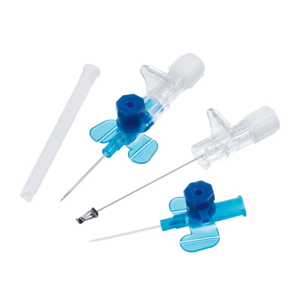 Braun Vasofix Safety IV Cannula 22G 0.9 x 25mm || Blue