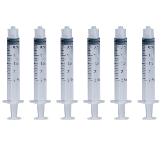 20ml Disposable Syringes with Luer Connector || Pack of 80