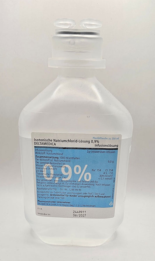 Sodium Chloride Solution, NaCl 0.9%– 250ml