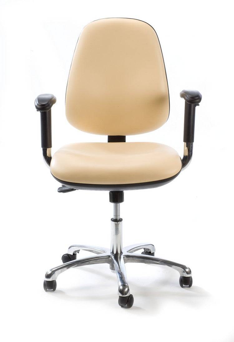 Plinth Deluxe Operators Chair with Height Adjustable Armrests - ZEDMED
