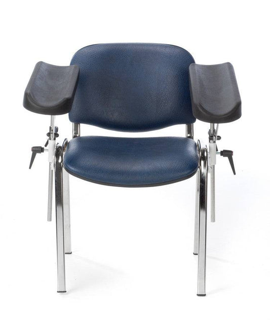 Plinth Phlebotomy Chair with Dual Blood Armrests - ZEDMED