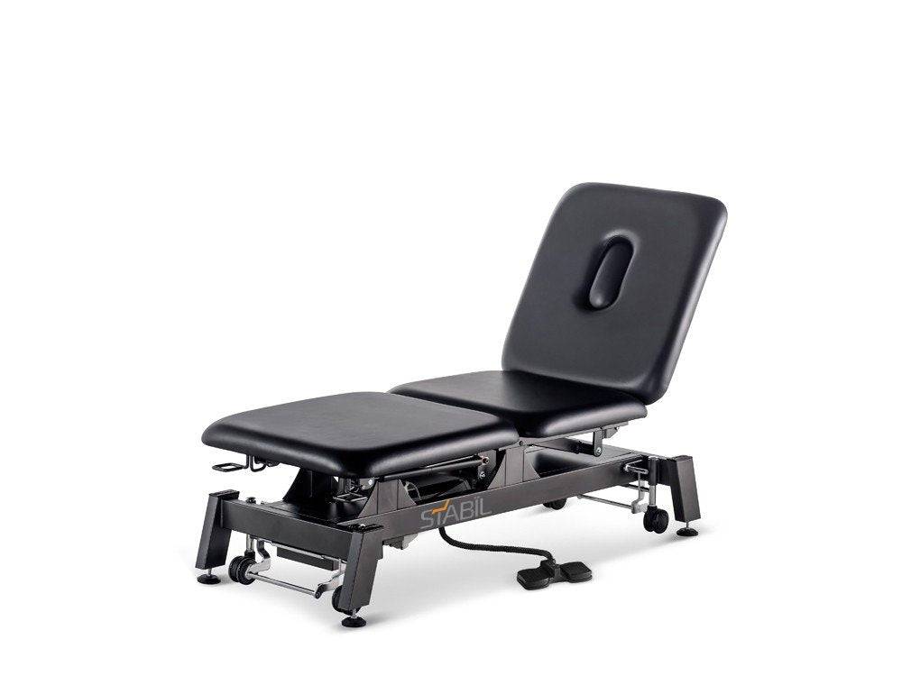 Stabil Pro 3 Section Electric Physio Couch - Black