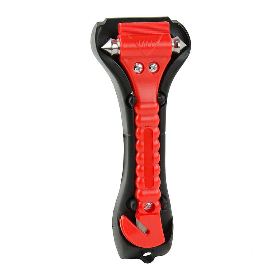 Emergency Hammer with Belt Cutter