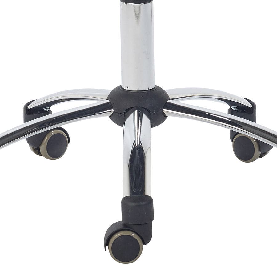 Swivel Stool with Release Ring - White
