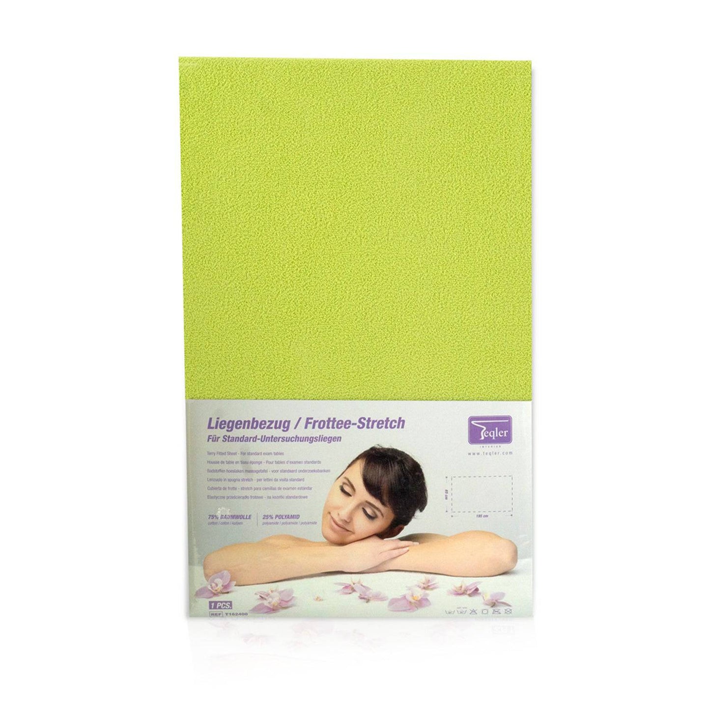 Fitted Sheet for Examination / Massage Couches - Lime Green