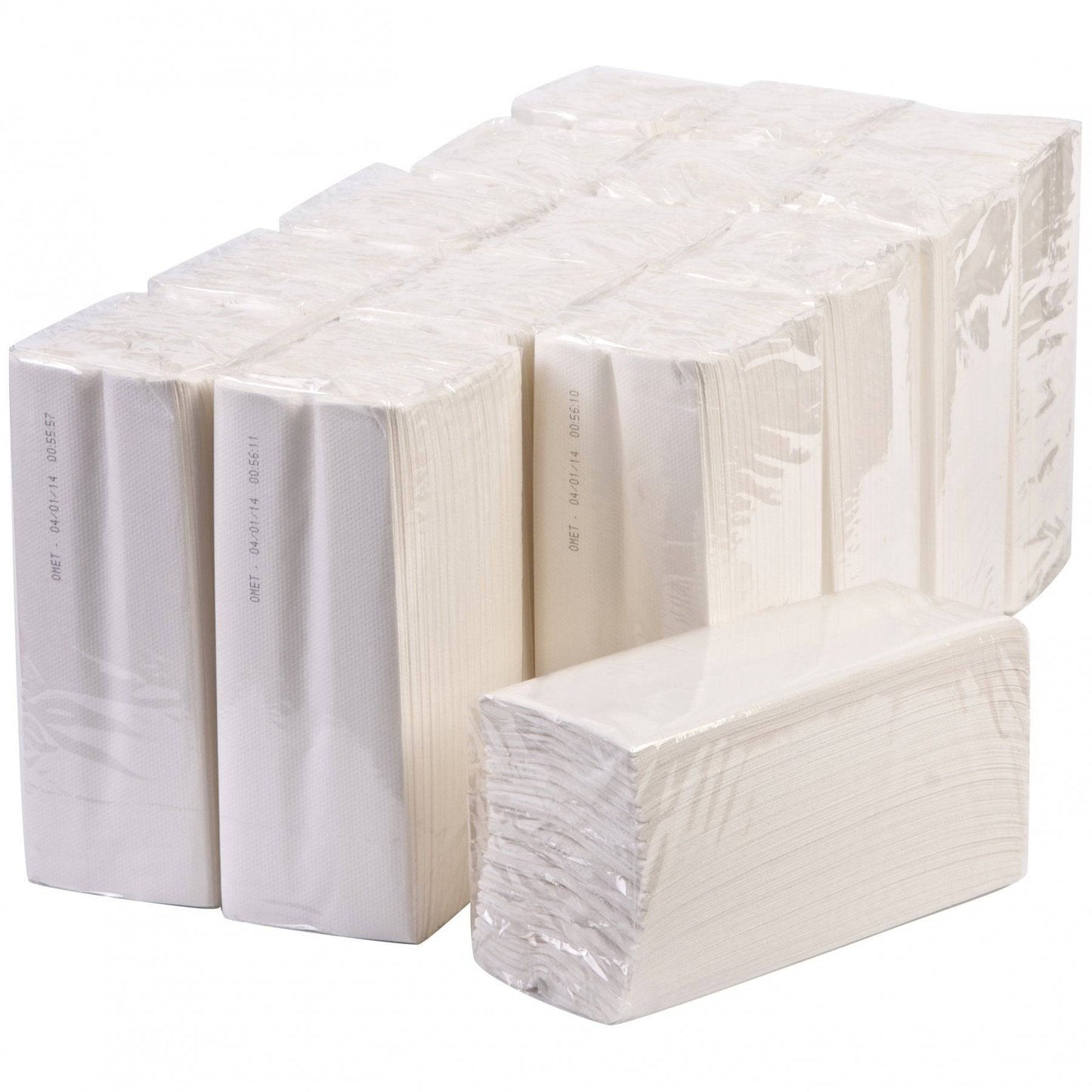 White C-Fold Paper Hand Towels : 2400 towels per box