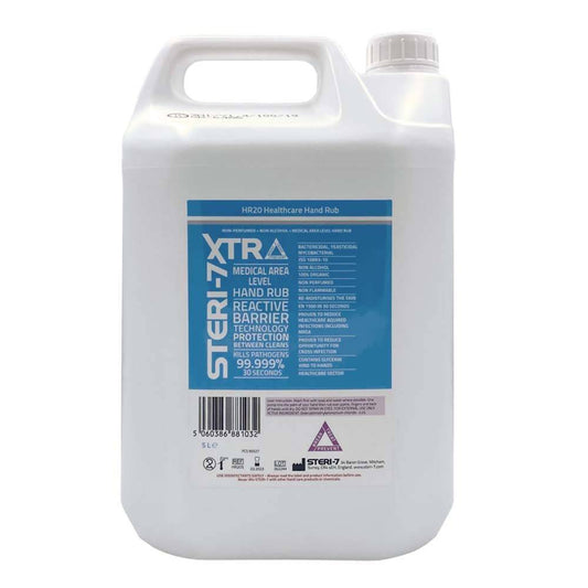 STERI-7 Xtra Biocidal Hand Sanitiser Foam 5 Litre Refill